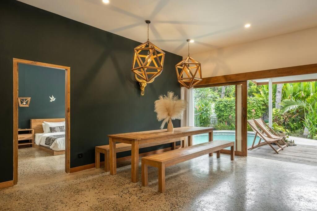 Designer New 3Bdr - Lush Garden+Pool Villa Gili Trawangan Exterior photo